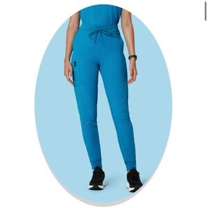 Mandala Women's Electric Blue High Waisted Joggers